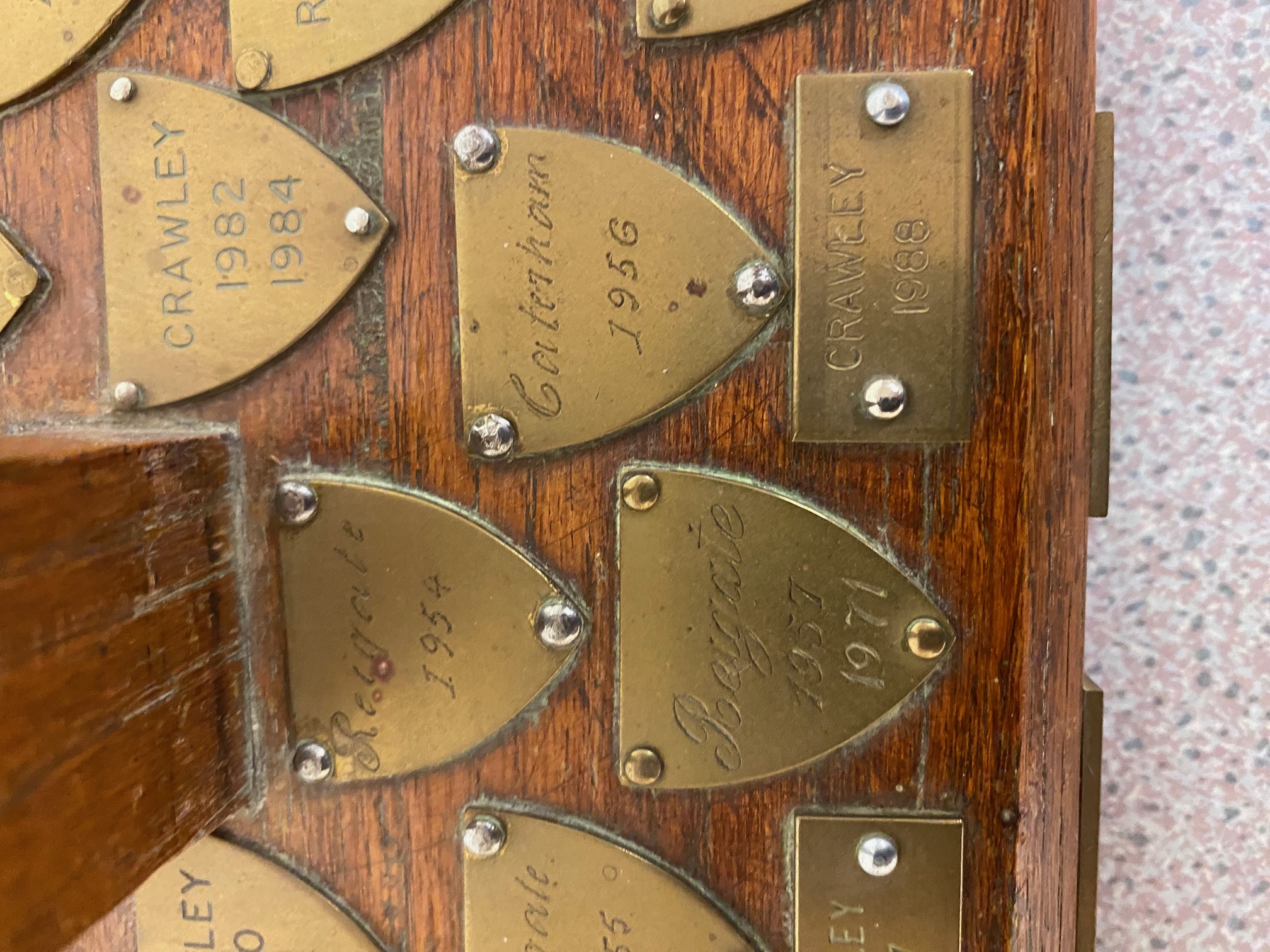 Winners' badges