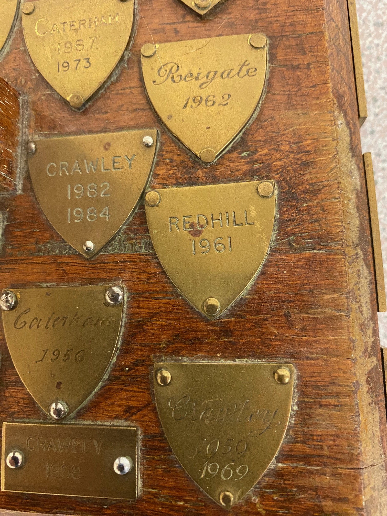 Winners' badges
