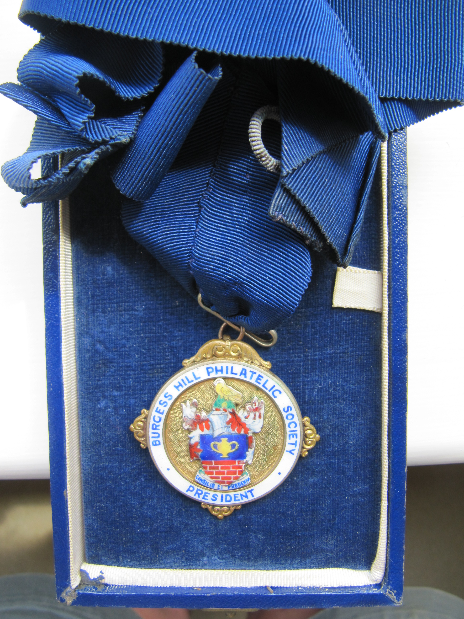 The Mid Sussex Philatelic Society President's medal