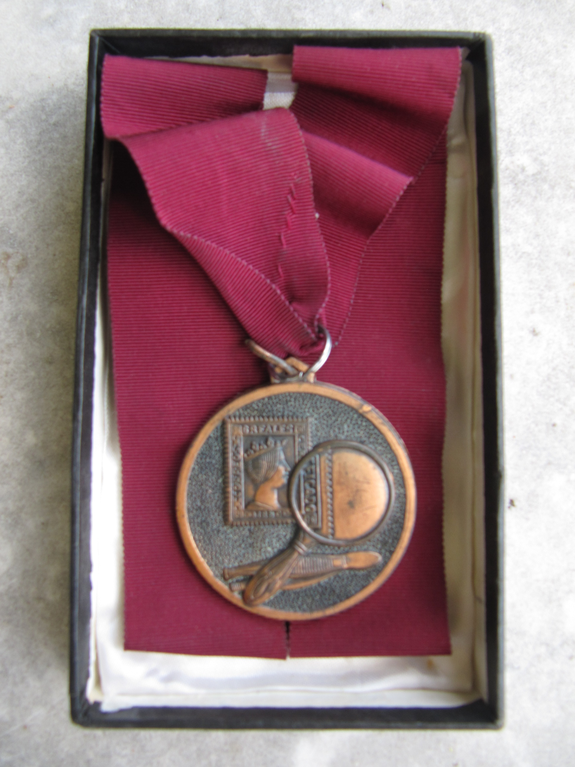 The Mid Sussex Philatelic Society President's medal